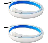 Baceyong 2 strisce luminose a LED, ad alta luminosità, per luci di marcia diurna, indicatori di direzione, adatte per auto, SUV, camper, furgoni, camion