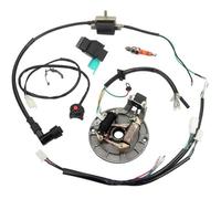 Baceyong Kit Bobina Accensione CDI con Cablaggio Statore Magnete compatibile con Dirt Pit Bike 50cc 70cc 110cc 125cc 4 Tempi Dirt Bike ATV Ricambio Sistema Accensione Moto Cross