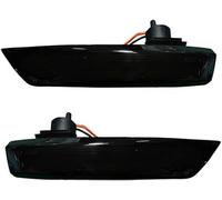 Baceyong Lampeggiante per specchietto laterale, adatto per Ford Focus 2 Mk2; Ford Focus 3 Mk3; Ford Mondeo Mk4, dinamico lampeggiatore laterale ambra con lente trasparente/fumo