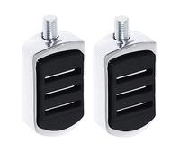 Baceyong Pedane per leva del cambio per moto, in billetta CNC, compatibili con tutti i modelli Ha-rley dal 1984 in poi, cromati