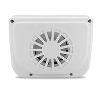 Baceyong Solar Power Mini Condizionatore d'Aria, Ventilatore di Scarico, Ventilatore Solare per Auto Portatile da 1 W per Automobili, Rinfrescante d'Aria e Cooloer - Bianco