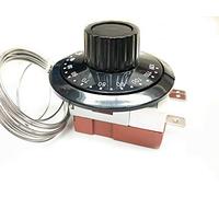 Baceyong Termostato meccanico capillare tubo manuale con riscaldamento/raffreddamento da 0 a 120 °C UK, termostato capillare TS-120SR interruttore di tempera a 3 pin regolatore di temperatura da 3