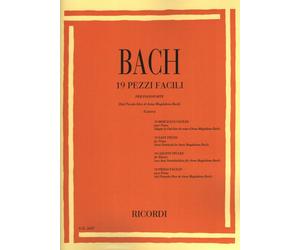 Bach 19 pezzi facili per pianoforte di Anna Magdalena revisione Canino Ricordi