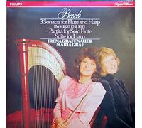 Bach: 3 Sonatas for Flute and Harp (BWV 1020, 1031, 1033) / Partita for Solo Flute / Suite for Harp [Vinyl LP] [Schallplatte]