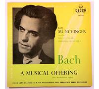 Bach: A Musical Offering (Ein Musikalisches Opfer) / Karl Munchinger Conducting the Stuttgart Chamber Orchestra
