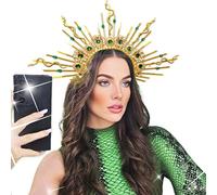 BACH AND BOOZY costume medusa per donne copricapo serpente fascia fronte halloween natale feste eventi