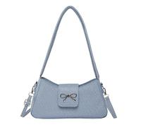 BACH AND BOUJEE borsa a tracolla blu borsetta donna mini tracolla stile y2k clutch piccola hobo senza metalli