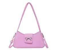 BACH AND BOUJEE rosa borsa a tracolla da donna portafogli clutch regolabile y2k mini hobo borsetta piccola sportiva
