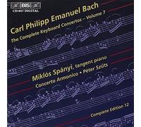 Bach, Carl Philipp E Keyboard Concertos Vol. 7 (Szuts, Concerto Armonico, S (CD)