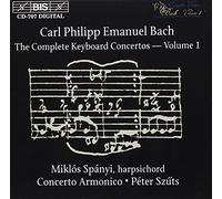 Bach, C.P.E. - Comp Kbd Con Vol. 1