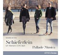 Bach, C.P.E./ Pallade Musica/ Thivierge - Sonates En Trio Schieferlein