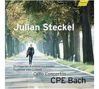 Julian Steckel Julian Steckel: C.P.E. Bach: Cello Concertos (CD) Album