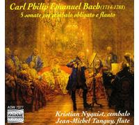 Bach, C.P.E./ Tanguy, Jean-Michel - 5 Stas For Flute