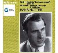 Johannes Brahms Bach: Cantata, BWV 82 / Brahms: 4 Ernste Gesange & 10 Liede (CD)