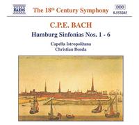 Carl Philipp Emanuel Bach Hamburg Sinfonias (CD) Album