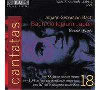 Bach Collegium Japan Cantatas Vol. 18 (Suzuki, Bach-collegium Japan) (CD) Album