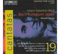 Bach Collegium Japan Cantatas Vol. 19 (Suzuki, Bach Collegium Japan) (CD) Album