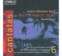 Bach Collegium Japan Cantatas - Volume 6 (Bach Coll Japan, Suzuki) (CD) Album