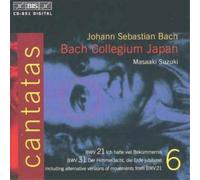 Bach Collegium Japan Cantatas - Volume 6 (Bach Coll Japan, Suzuki) (CD) Album