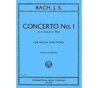 BACH - Concierto nº 1 en La menor (BWV:1041) para Violin y Piano (Galamian)