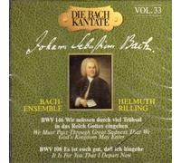 BACH ENSEMBLE HELMUT RILLING (ensemble) - Bachkantate Vol.33(Bwv 146+108