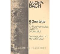 Bach: Flute Quartet No. 1 in D major (Flute & Strings) Parts