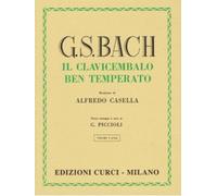 Bach - il Clavicembalo ben temperato Vol 1 - revisione di Alfredo Casella