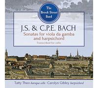 Bach, J.S./ Bach, C.P.E./ Brook Street Band - Sonatas For Viola Da Gamba & Harpsichord