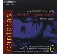 Bach Collegium Japan Cantatas - Volume 6 (Bach Coll Japan, Suzuki) (CD) Album