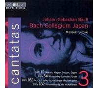 Johann Sebastian Bach Bach/cantatas - Vol 3 (CD) Album