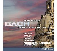 Johann Sebastian Bach Bach: Cantates Pour Luther BMV76:79:80 (CD) Album