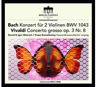 Johann Sebastian Bach Bach: Konzert Fur 2 Violinen, BWV 1043/... (CD) Album
