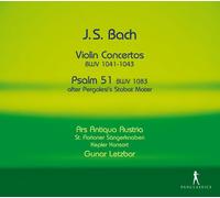 Johann Sebastian Bach Bach: Violin Concertos, BWV1041-1043 (CD) Album Digipak