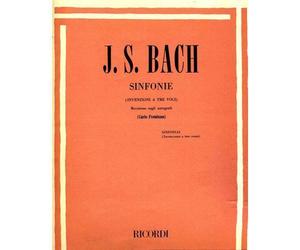 Bach J.S. - Sinfonie Invenzioni a Tre Voci per Pianoforte - Ed. Pestalozza C