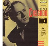 Johann Sebastian Bach Gaspar Cassado: Bach - 6 Suites for Solo Cello (CD) Album
