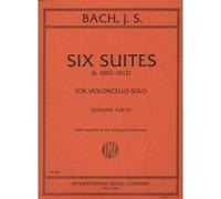 Bach, JS - 6 Suites BWV 1007 1012 for Cello - Arranged by Kurtz - International Edition