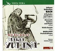 Bach/Liszt - Legacy Of Maria Yudina Vol. 12