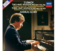 Bach / Schiff, Andras - J.S. Bach: 2 & 3 Part Inventions, 4 Duets, Chromatic Fantasy & Fugue - UHQCD
