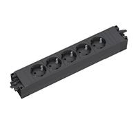 Bach STEP BASE 5xSchuko 3 GST18 bk