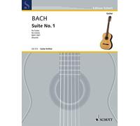 BACH Suite No. 1, BWV 1007: Guitar Solo (Edition Schott) by Johann Sebastian Bach(1985-10-01)