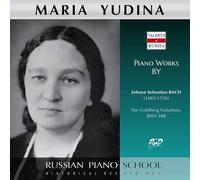 Maria Yudina Plays Piano Works by J.S.Bach: The Goldberg Variations, BWV 98 (CD)