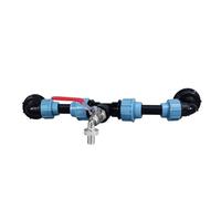 Bachangz-Fitting Giunto a tamburo Ton Drum Series Giunto Accessori Tubo PE Gomito Ton Drum Valvola a tre vie Quattro minuti Sei minuti Un pollice, Tubo per irrigazione da giardino(H)