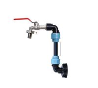 Bachangz-Fitting Giunto a tamburo Ton Drum Series Giunto Accessori Tubo PE Gomito Ton Drum Valvola a tre vie Quattro minuti Sei minuti Un pollice, Tubo per irrigazione da giardino(D)