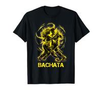 Bachata Coppia di Danza in Aura Design Latino Dance Vibes Lifestyle Maglietta