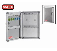 BACHECA CASSETTA PORTA CHIAVI IN ALLUMINIO A 24 POSTI CON SERRATURA "VALEX"