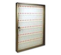 Bacheca porta chiavi alubox alluminio bronzato chiavi 96 mm 550x50 h.mm 730 Alub
