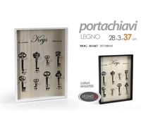 BACHECA CHIAVI da Parete Legno APPENDINO Portachiavi INGRESSO CASA UFFICIO 3728