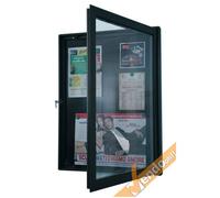 BACHECA DA ESTERNO APERTURA A LIBRO ESPOSITORE PUBBLICITARIO CON SERRATURA