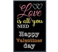 Bacheca Da Parete 56X120X2 Cm Nero Legno - 1 Unità