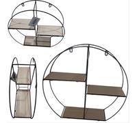 BACHECA DA PARETE EASY INSTALL IN METALLO MENSOLE IN LEGNO 381035 Cm